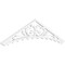 Ekena Millwork Pitch Genova Architectural Grade PVC Gable Pediment, 72"W x 18"H x 1"P (6/12) GPP072X018X100GEN - alternate 1